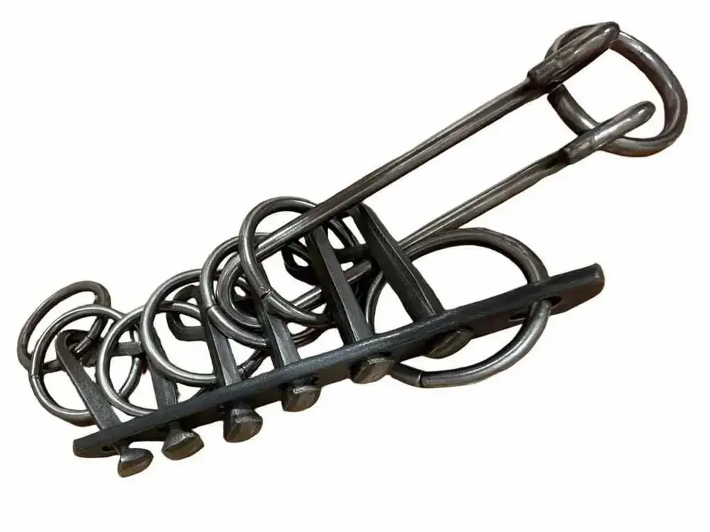 Tavern Puzzle Collection Patience Metal Wire Puzzle with Storage Bag
